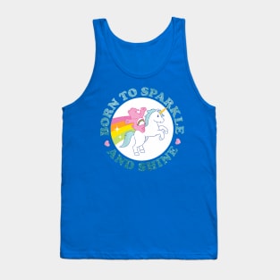 born to sparkle and shine Tank Top